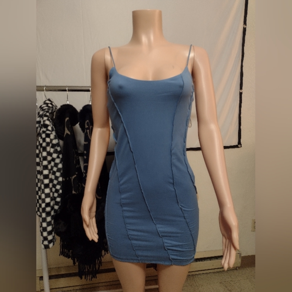 NWT Better Be blue mini dress